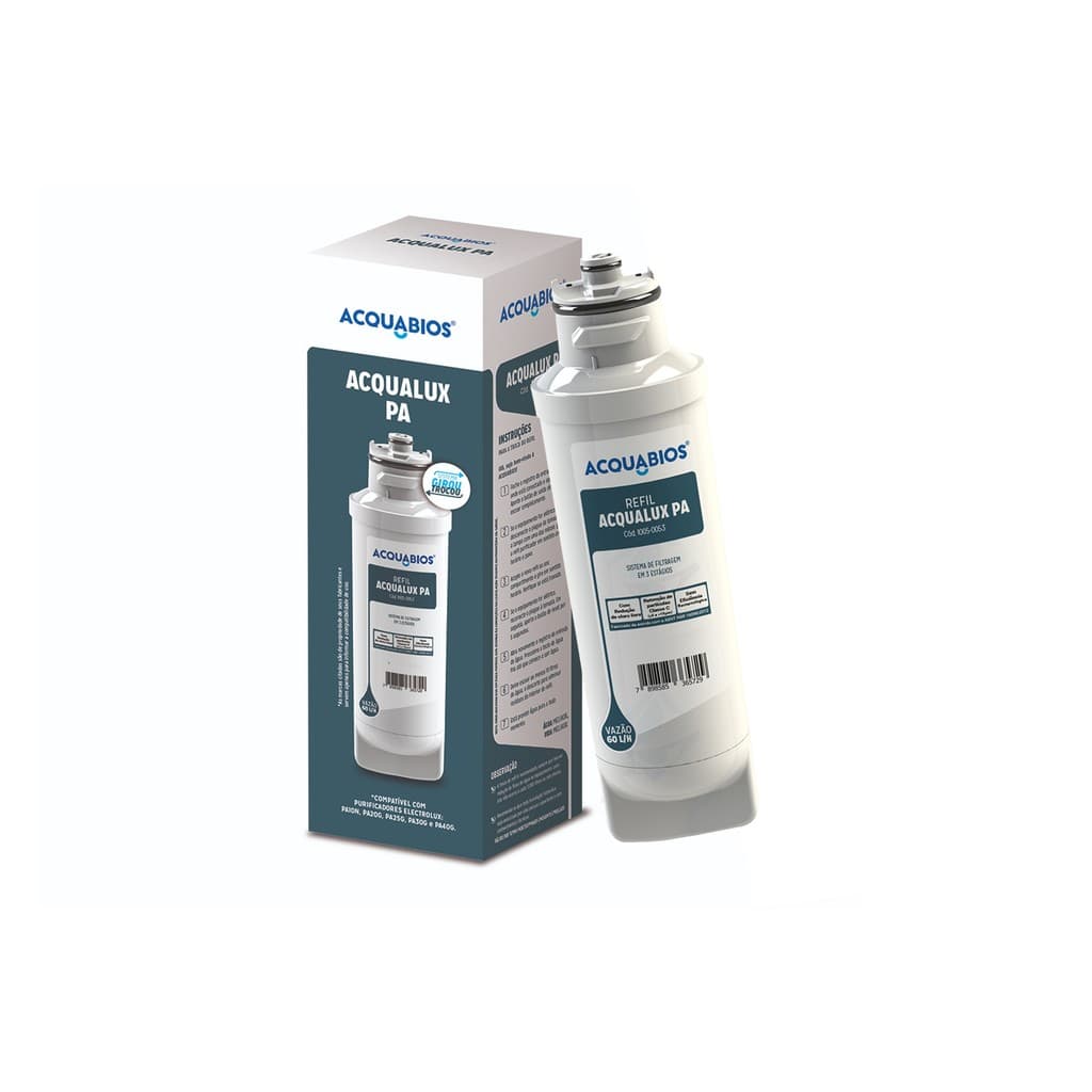 FILTRO REFIL ACQUALUX PA COMPATIVEL PA10N, PA20G, PA25G, PA30G e PA40G