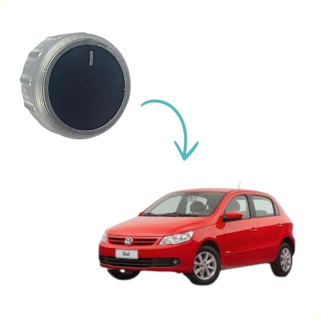 Botão Feito Em Abs De Qualidade Para Painel Do Carro Gol G5