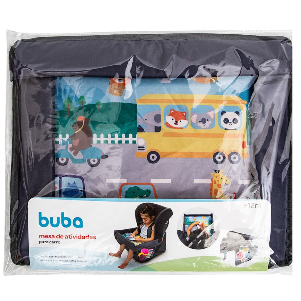 Mesa De Atividades Brincar Cadeirinha Carro Avião Portátil 14493 - Buba