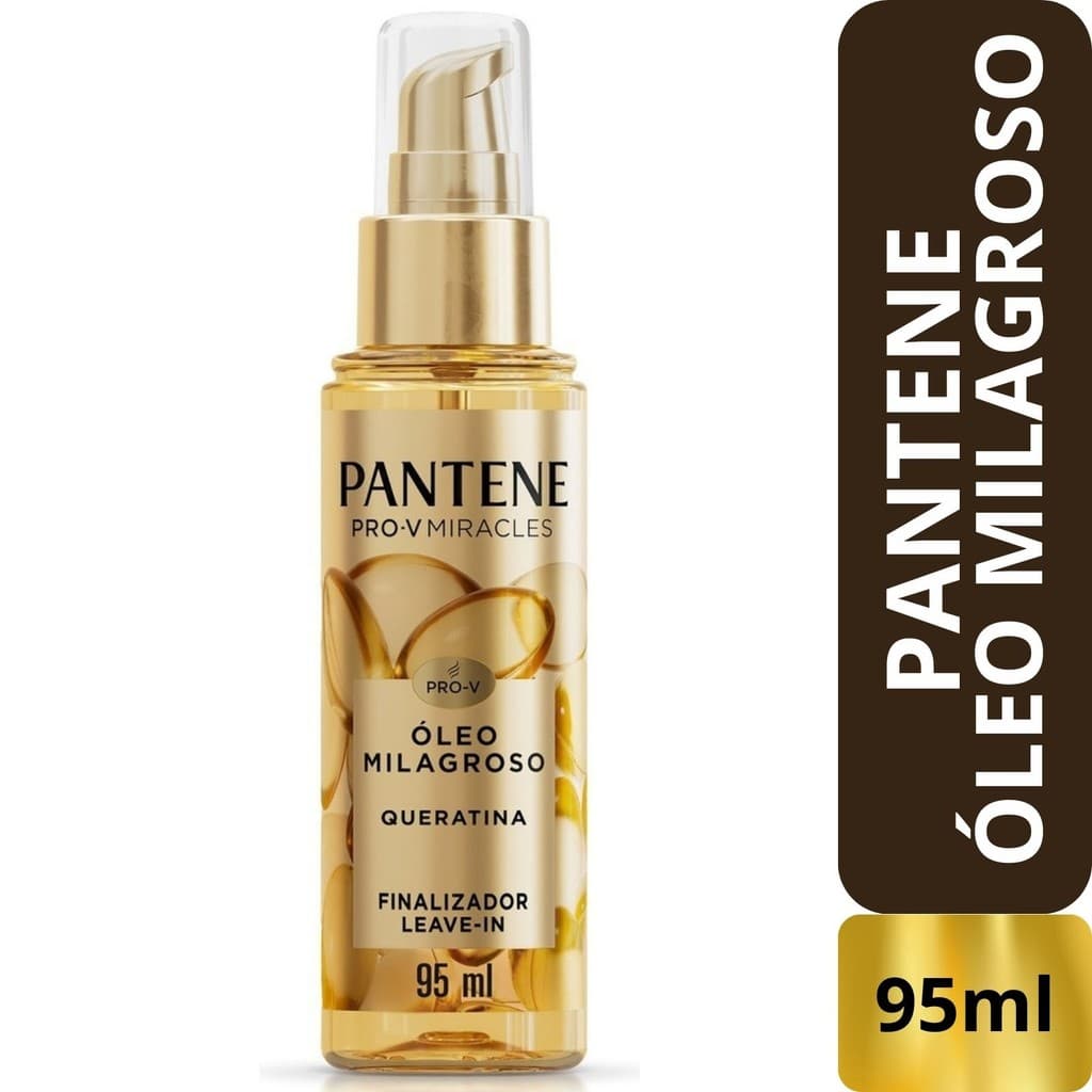 Óleo Capilar Pantene Milagroso Nutrição Brilho Proteção 95ml