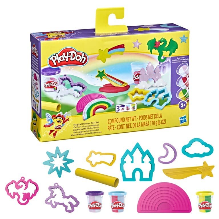 Play Doh Mundo Mágico Dos Unicórnios  - HASBRO F3616 Original com NF
