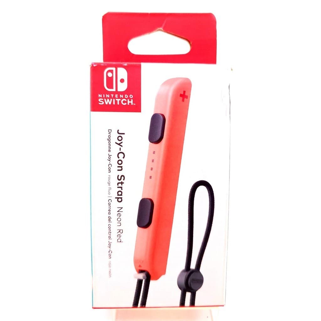 Joy-Con Strap Nintendo Switch Original Vermelho Neon Unidade