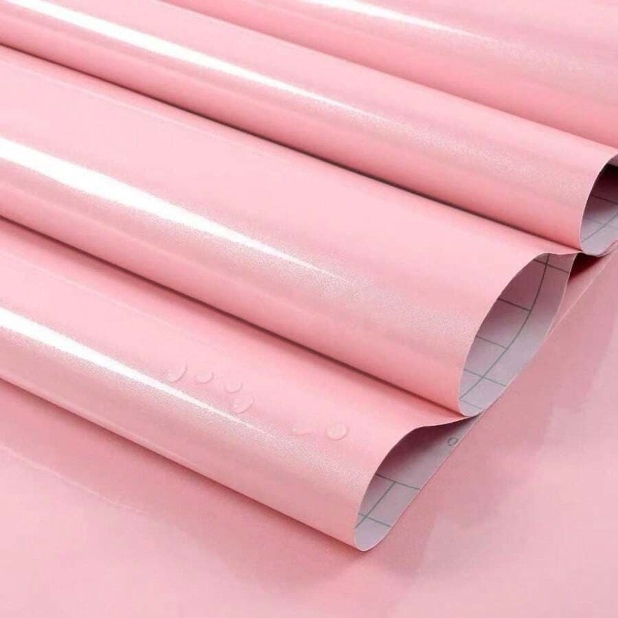 papel de Parede Decoração 5 METROS x 45CM Adesivo Autocolante GEOMÉTRICO Sala rosa