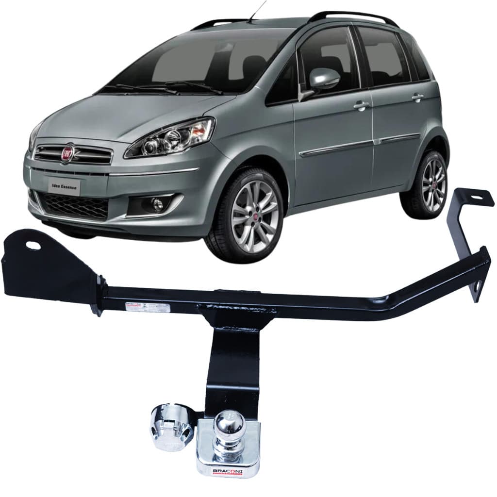 Engate Reboque Fixo Ideia 2011 A  2016 Capacidade Carga 700kg Aco Resistente Certificado Inmetro Produto de Qualidade