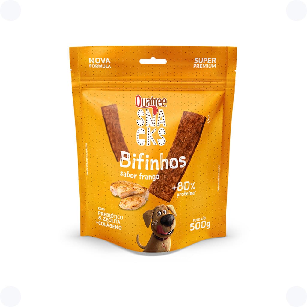 Quatree Snacks Bifinhos Frango 500g