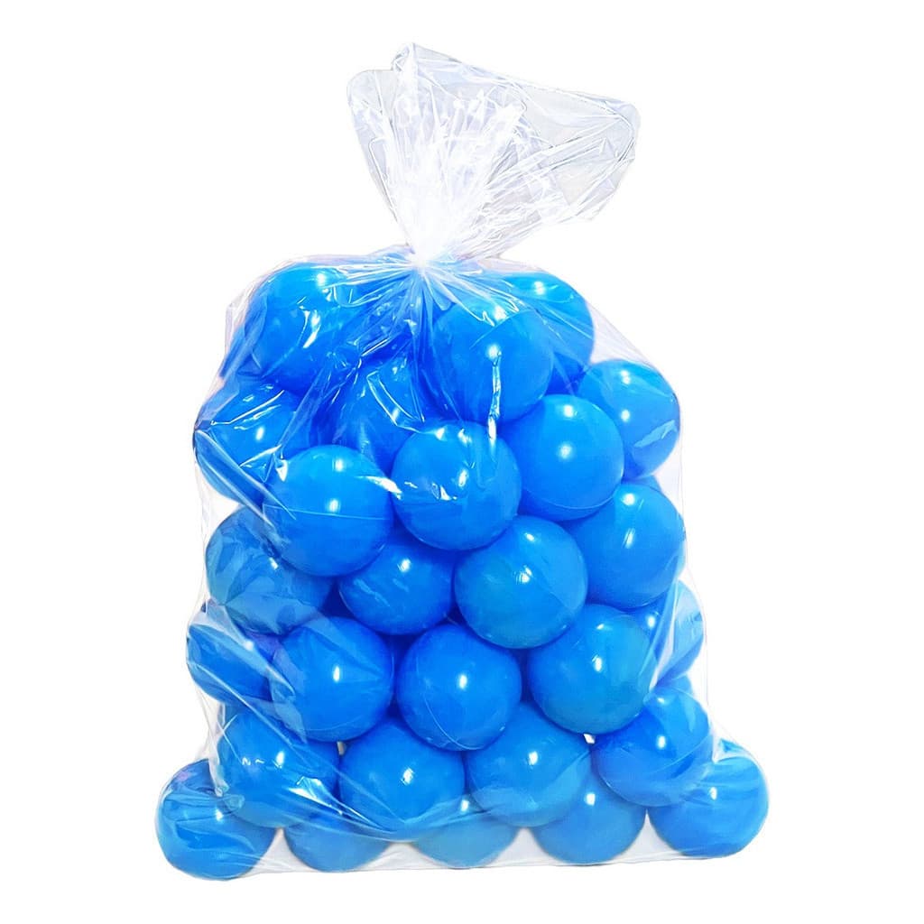 Kit 25 Bolinhas Para Piscina Azul Cor Única Não Amassam