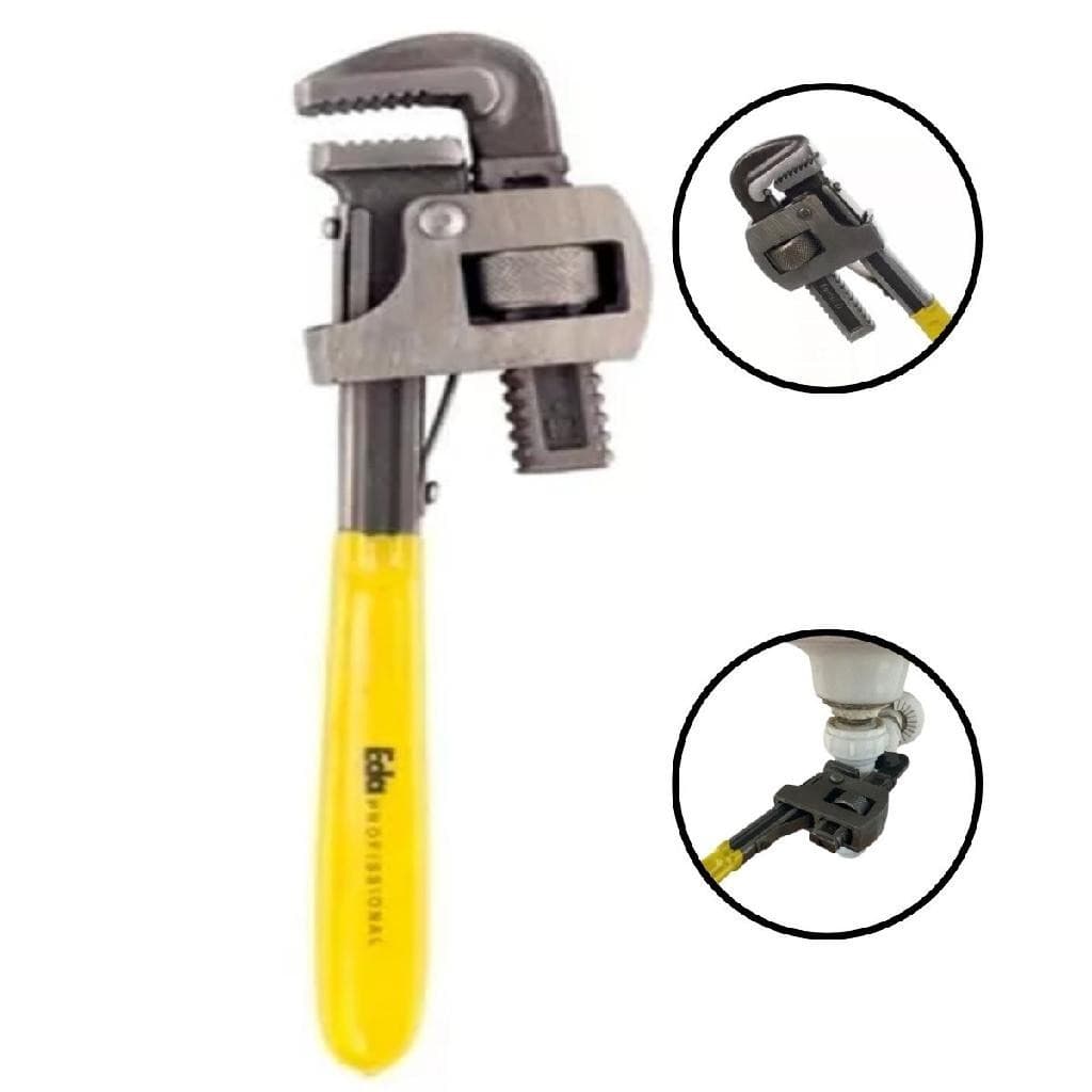 Chave Grifo Para Cano Tubos Ajustável Aperto Desaperto 14pol