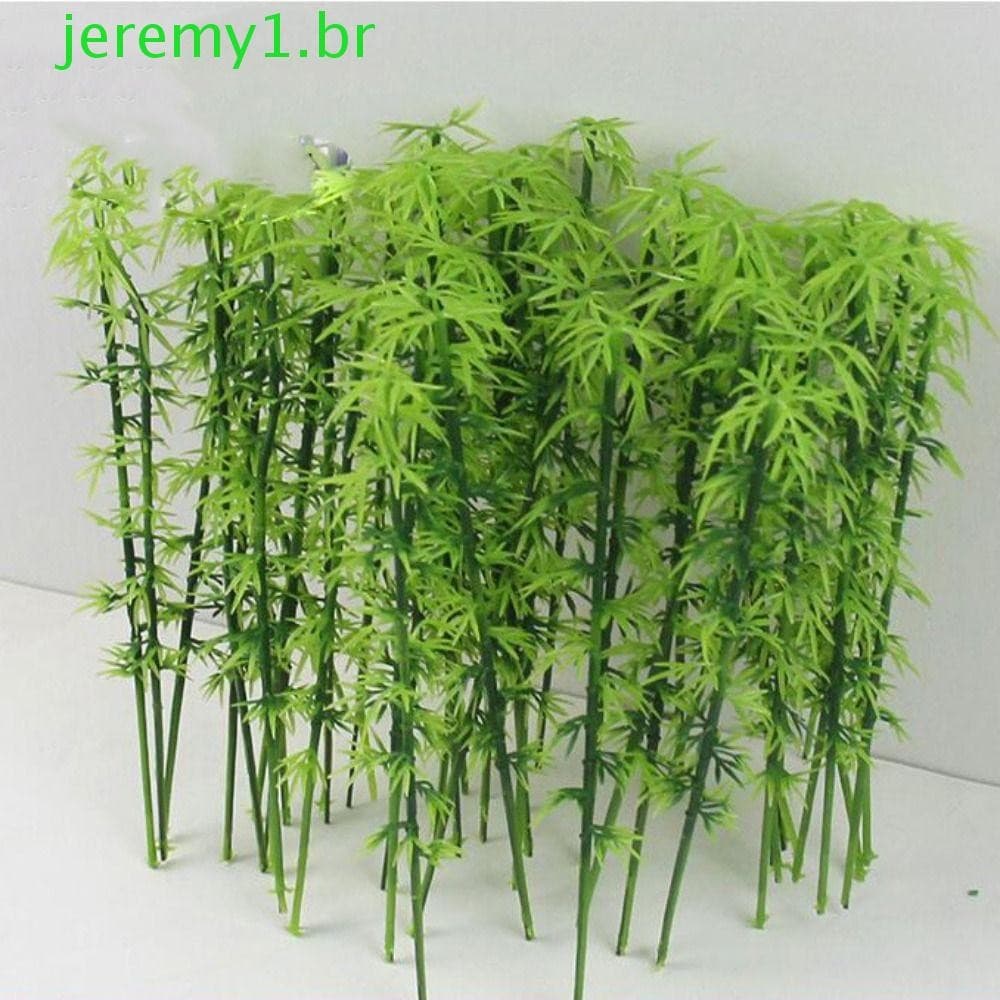 JEREMY1 10 Peças Micro Paisagem , Árvore De Bambu Em Miniatura Simulada Artificial , Modelo De Mesa De Areia Reutilizáve