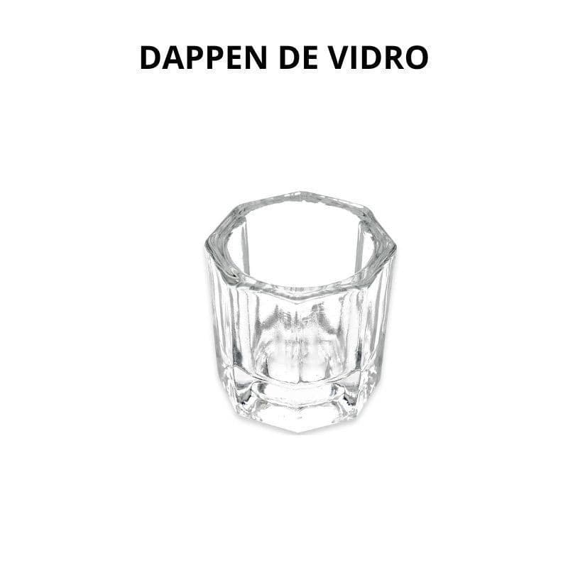 Dappen de Vidro Translucido Para Sobrancelhas henna
