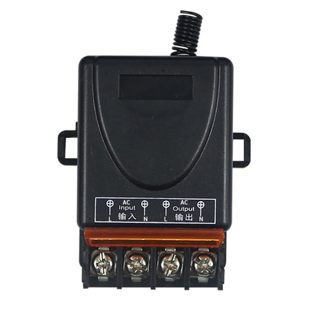 Kit Relé RF 1CH 433 MHz 220V 30A + Controle Remoto