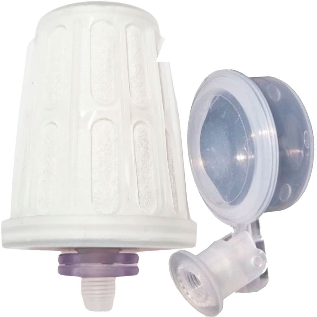 Kit Vela + Boia Universal Carvão Ativado Plástico Filtro De Barro