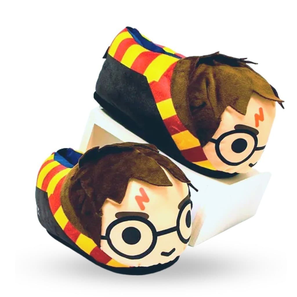 Pantufa 3D Head  Harry Potter Solado Antiderrapante Oficial