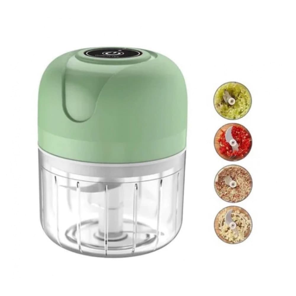 Mini Processador de Alimentos Elétrico Usb Cortador Portátil