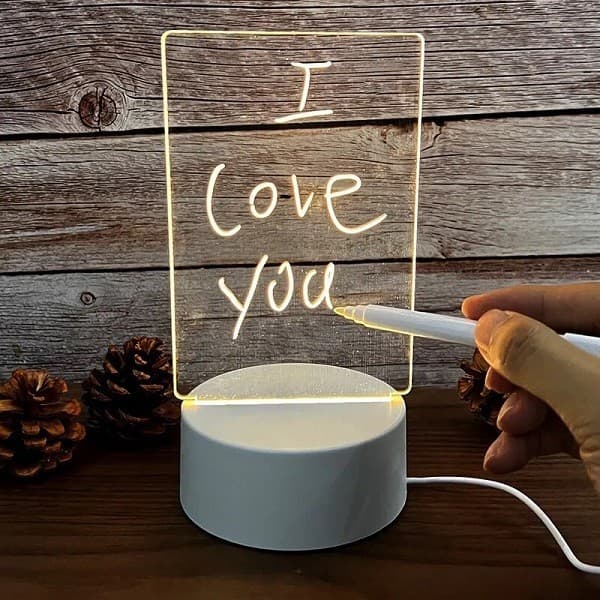 Luminaria de Led de Mesa ideal para recados e lembretes - presente criativo original