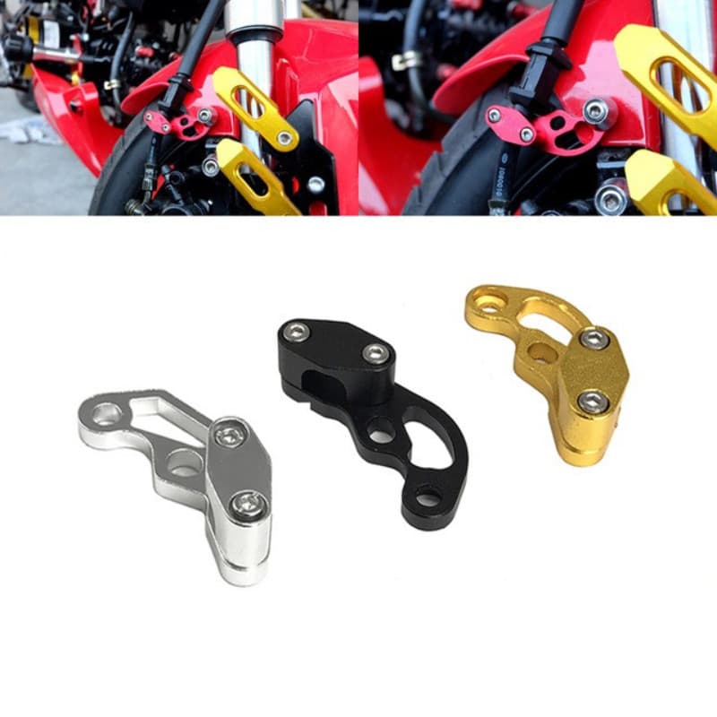 Tubo De Mangueira De Alumínio Universal Para Motocicleta , Óleo , Braçadeiras De Linha , Clipe De Freio