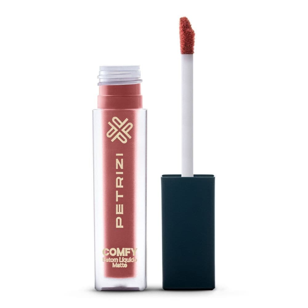 Batom Líquido Comfy Petrizi Nude Rosado 4,5ml