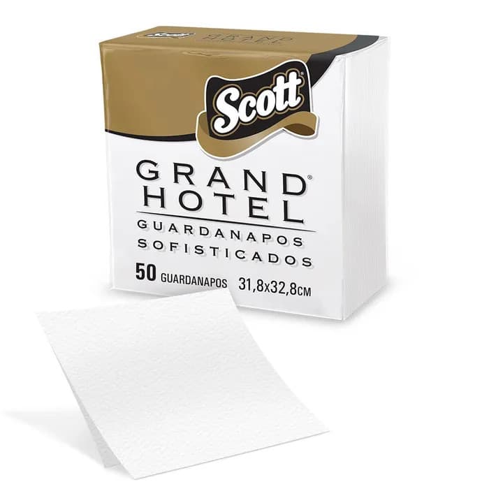 Guardanapo Scott Grand Hotel Pacote c/ 50 Folhas 31,8x32,8cm