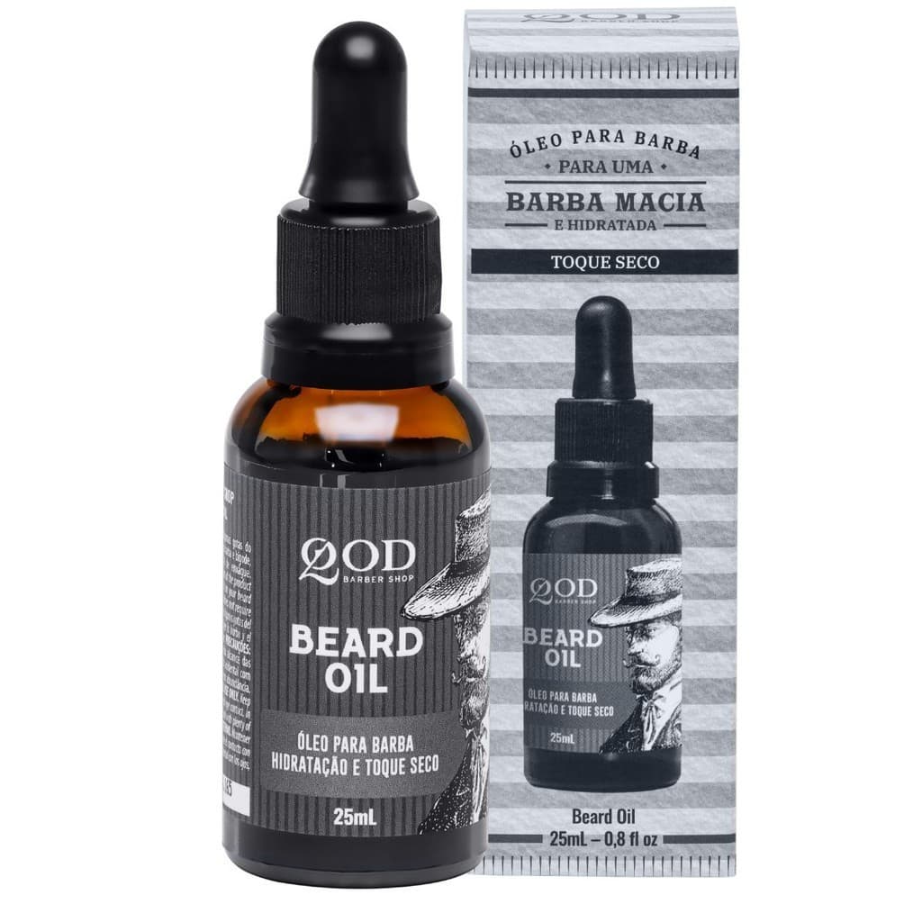 Óleo Hidratante De Barba Beard Oil Qod 25ml