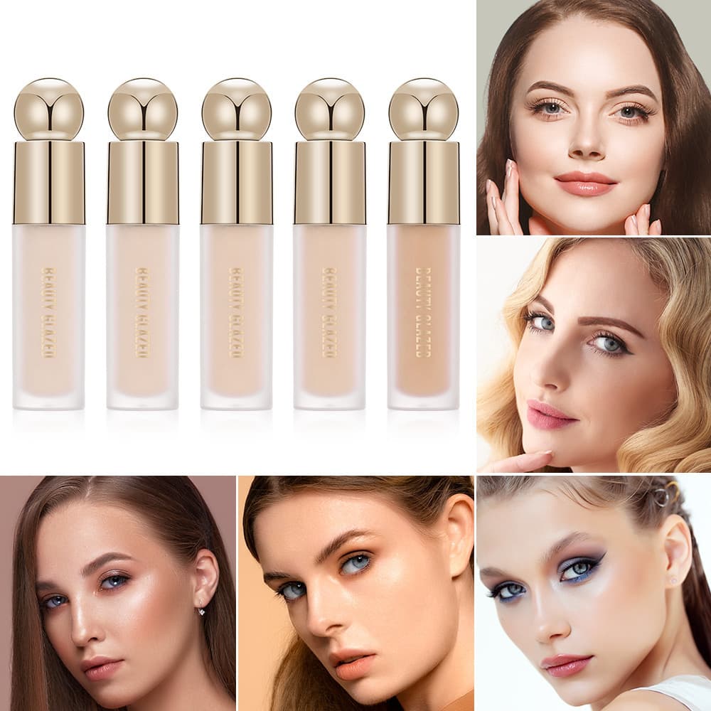 Beauty GLAZED Beleza Matte Cobertura Total Do Corretivo Líquido 24 Horas Maquiagem Facial Lisa À Prova D'água