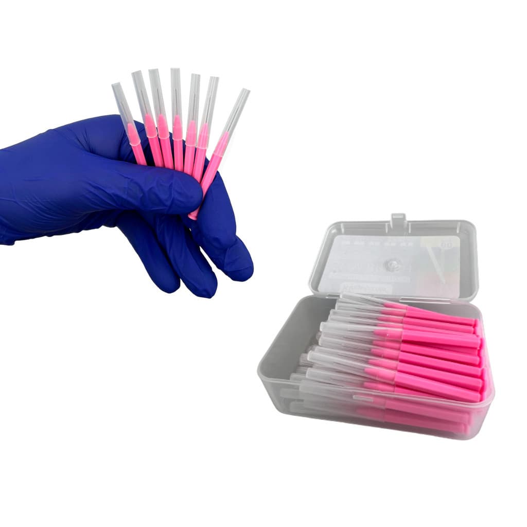 Kit 60un Escovinha Brow Lamination Lash Interdental