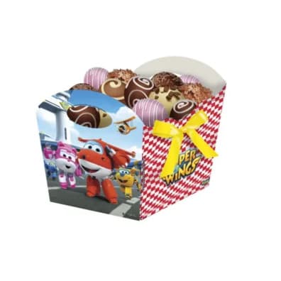 Cachepot Para Doces e Salgados Super Wings - Festcolor