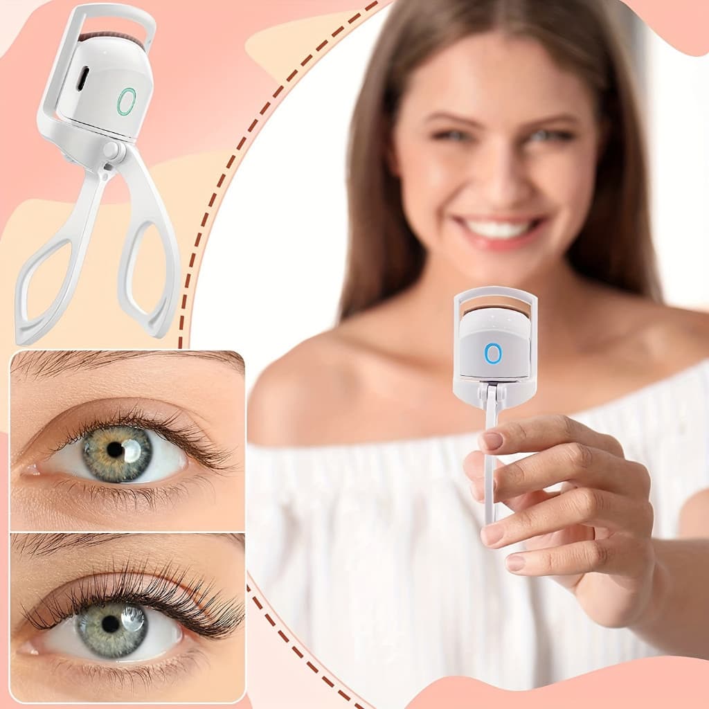 Curvador Modelador De Cílios Elétrico Curvex Térmico Profissional Aquecido