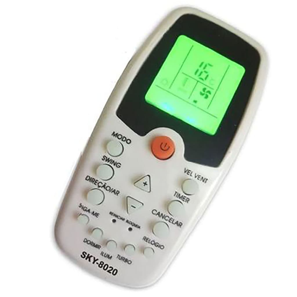 CONTROLE REMOTO PARA AR KOMECO KOS 09QC 3HX 12FC 3HX COMPATÍVEL