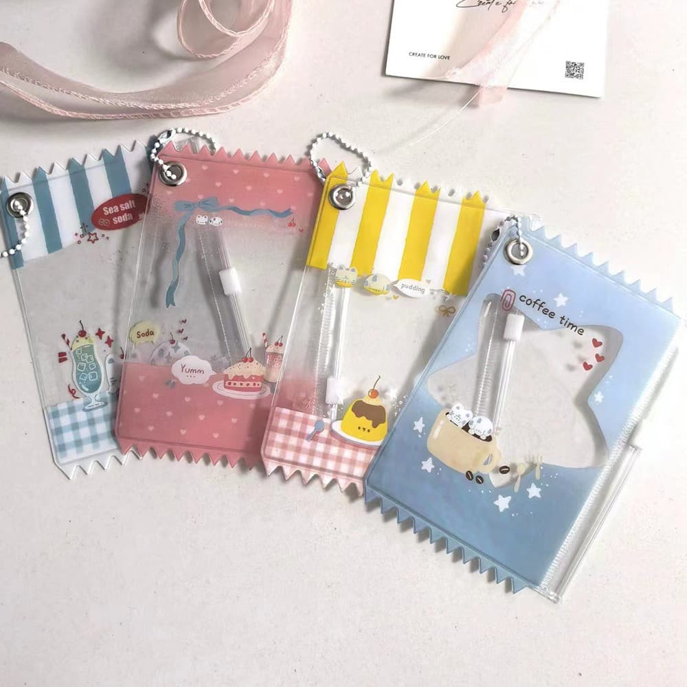 Card Sleeve Pendant Storage Photo Holder Candy Bag Cartoonish Cute
