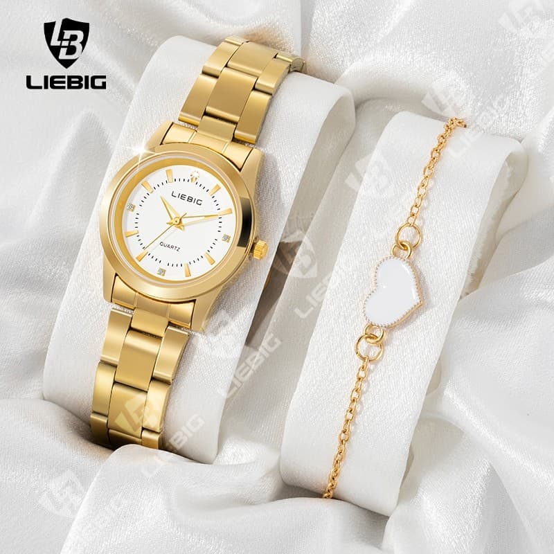 Rel贸gio De Ouro Das Mulheres Rel贸gios Senhoras Das Mulheres De A莽o Pulseira Rel贸gios Rel贸gio Feminino Relogio Feminino