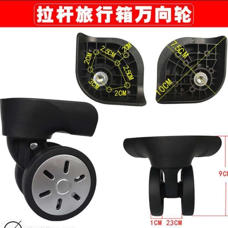 Acessórios para mala de viagem com rodas giratórias ZSWXL-A30, rodas para mala de viagem, rodízios para malas, acessório