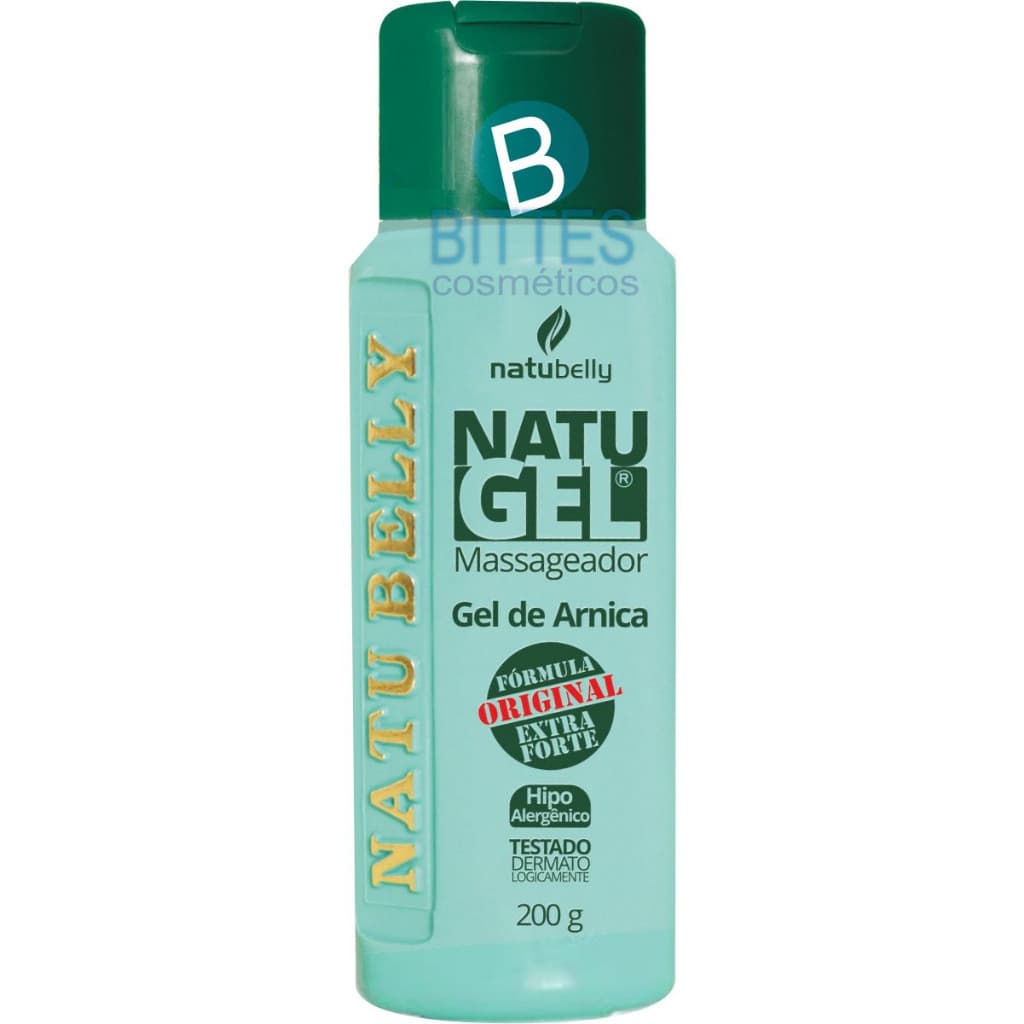 GEL MASSAGEADOR CORPORAL NATUGEL NATUBELLY COSMÉTICOS ARNICA