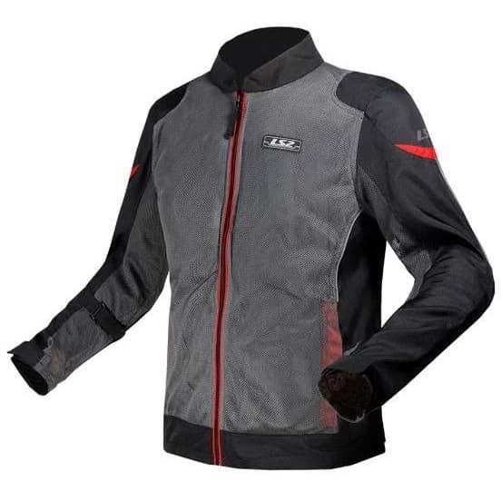 Jaqueta LS2 Airy Masculina Ventilada Moto Motociclista Cinza