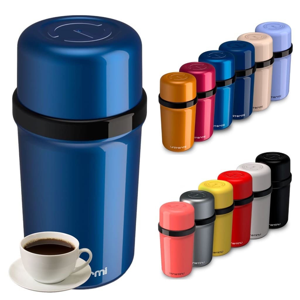 Garrafa Térmica Fano 250ml para Café Chá Leite Suco Água Leve Portátil Escolar - Unitermi