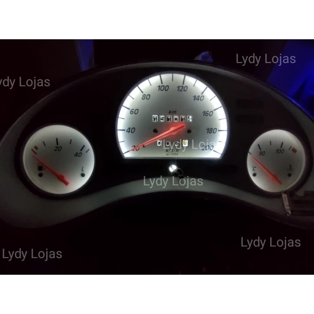 lampada led para corsa wind painel com 2 lampadas led modelos top canbus