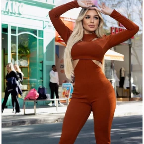 Macacão Feminino Moda Blogueira Elegante Tendência