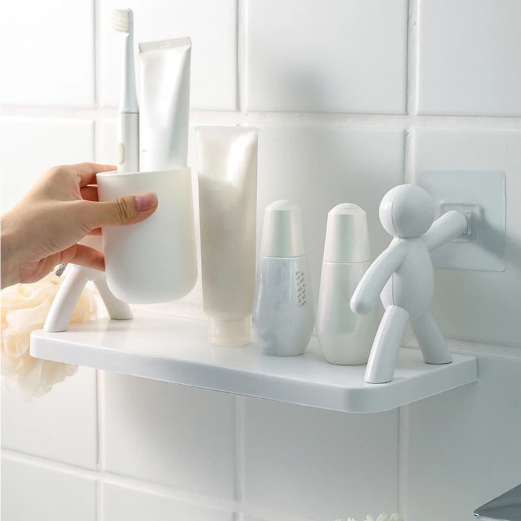 Prateleira Mágica Parede Decoração Adesiva Organizadora Para Sala Cozinha Banheiro Decoração
