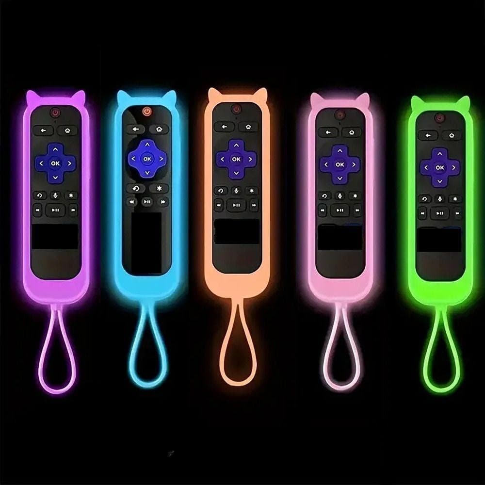 Capa De Controle Luminoso WATTLE , Remoto De TV À Prova De Poeira Que Brilha No Escuro , Silicone