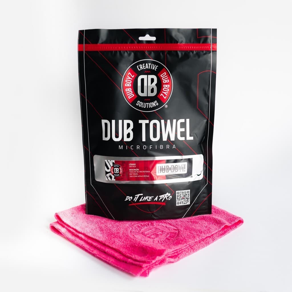 Dub Towel 40x40 350gsm Rosa Dub Boyz