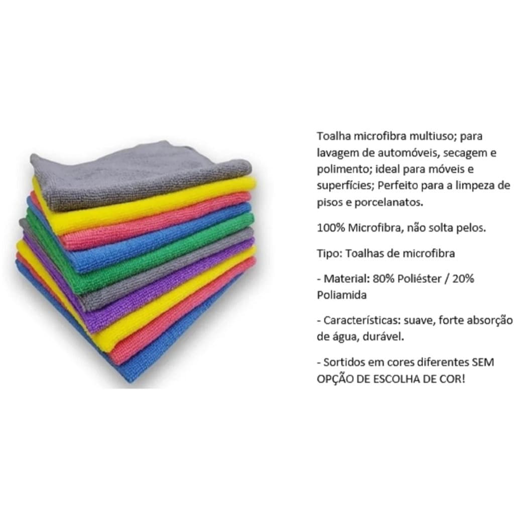 PANO MICROFIBRA 50X90- 1 PEÇA