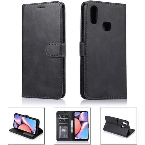 Capa Carteira Flip + Película De Vidro 3d Samsun Galaxy A10s