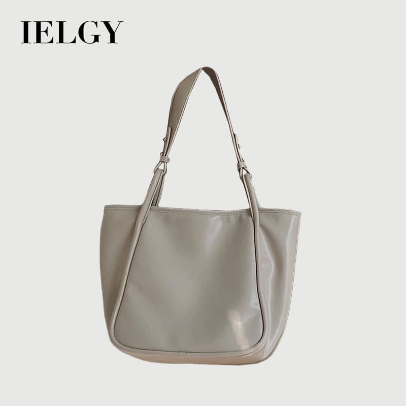 Bolsa De Ombro Feminina IELGY Simples E Moderna Com Superfície Macia