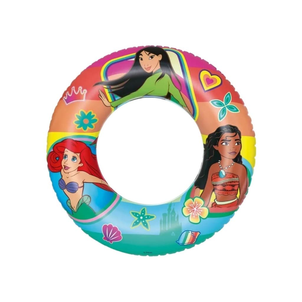 Bóia Redonda Princesas PVC Infantil Piscinas Praias Mor