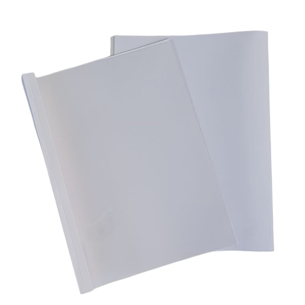 Kit 10 Capas Encadernação Térmica Até 90 Folhas A4 Branca