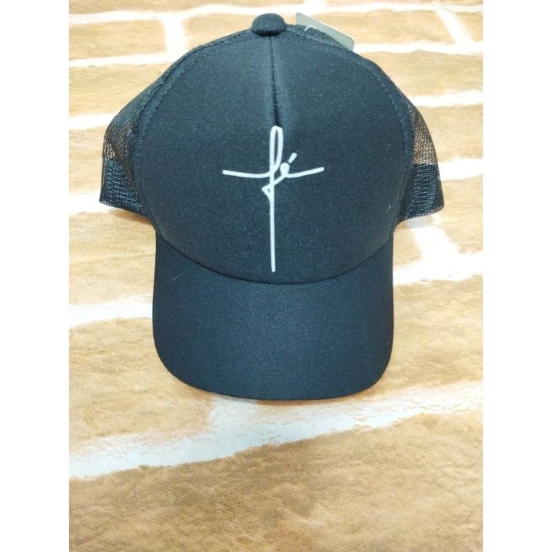 Boné infantil de 1 a 5 anos de redinha fé boné trucker infantil