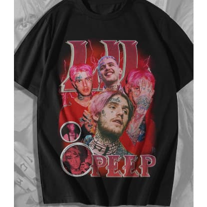 Camiseta Camisa Blusa Unissex Algodão Lil Peep Lançamento Cantor