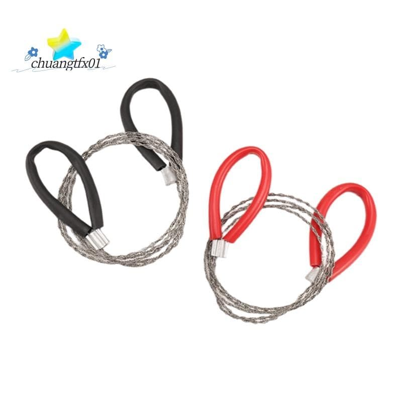 2 Peças Serra De Cabo De Tubo De PVC Fio De Aço Inoxidável Corda De Bolso Manual Sobrevivência De Emergência Ferramenta