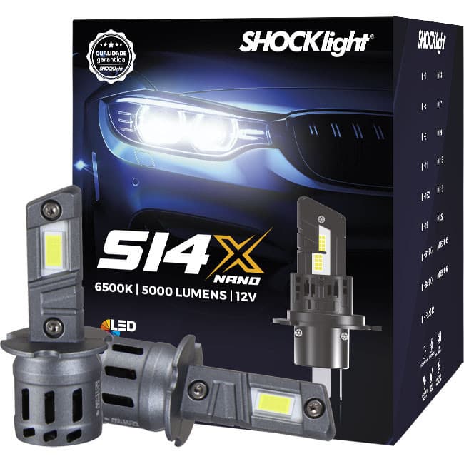 Lâmpada Led Shocklight S14x S14 X Nano H1 5000 Lumens 6500k