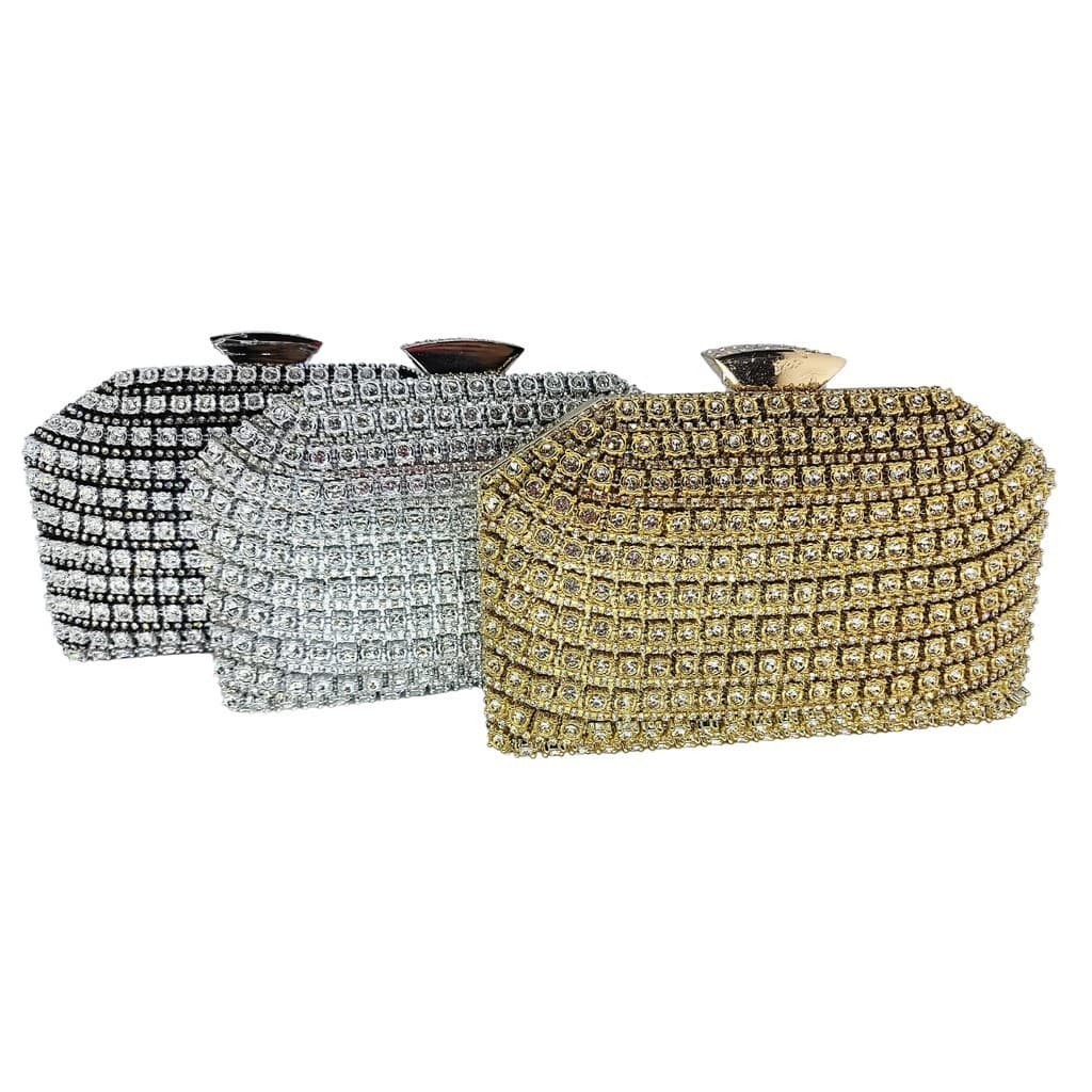 Bolsa clutch feminina brilho strass festa madrinha balada