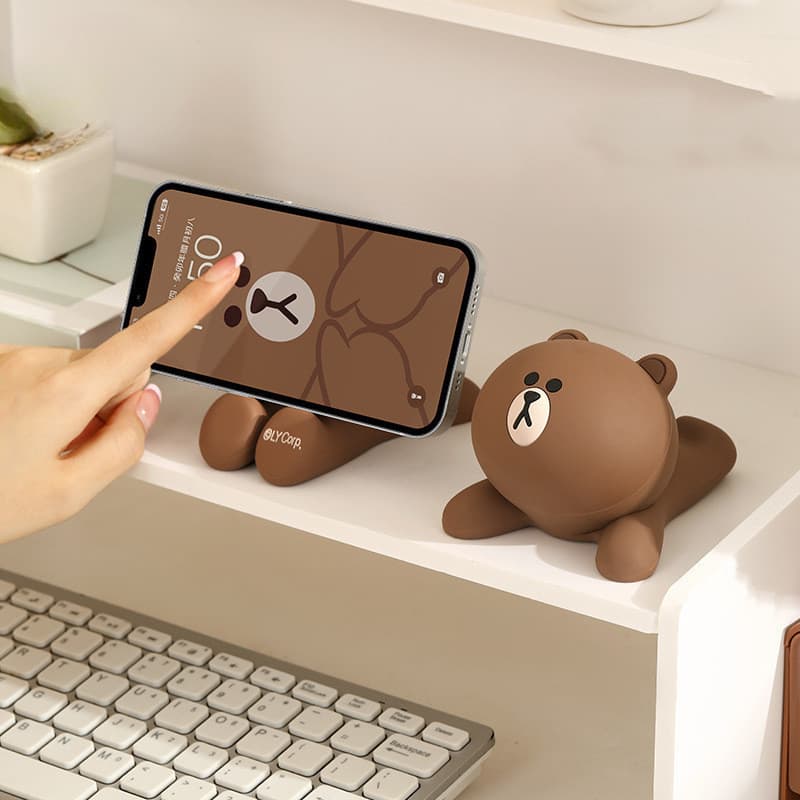 Bonito Dos Desenhos Animados Paddy Urso Desktop Suporte Do Telefone Celular Tablet Decoração Ornamento Criativo