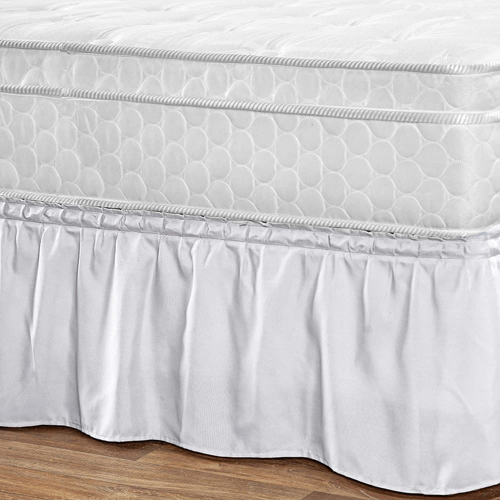 Saia Box Prática Babadinho Ajustável para camas Casal Queen e King  01 Peça Ideal Para Cama Box Báu